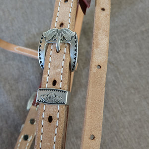 California Knot Bridle Leather Brow Band Headstall