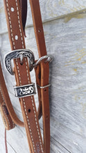 Stitched Leather Browband Headstall