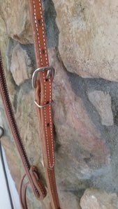 Stitched Leather One Ear Headstall
