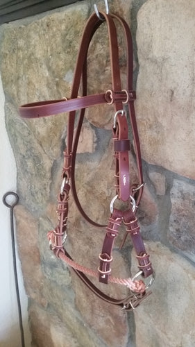 Rope Noseband Sidepull