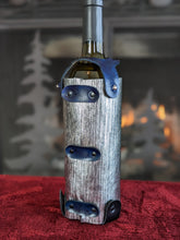 Blue and Silver Wine Sleeve