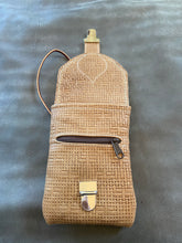 Basket Weave Billet Pouch with Hair-on Cowhide Flap
