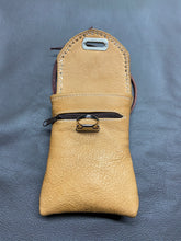 Tan Billet Pouch with Rustic Brown Flap