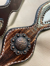 One-Ear Headstall with White Inlay