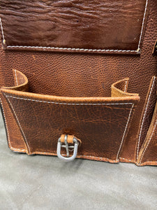 Handmade Distressed Leather Laptop Briefcase