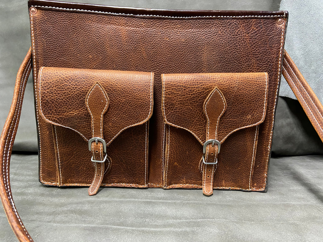 Handmade Distressed Leather Laptop Briefcase